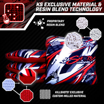 Killshots Cornhole | AR-15 Series | Limited Designs | 2024 ACL Pro Cornhole Bags