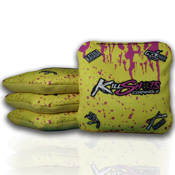Killshots Cornhole | Katana Series | Blood Drip Colors | 2024 ACL PRO Cornhole Bags