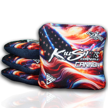 Killshots Cornhole | Cannon Series | Limited Designs | 2025 ACL Pro Cornhole Bags