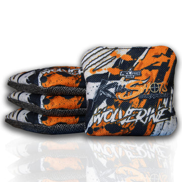 Killshots Cornhole | Wolverine Series | Limited Designs | 2024 ACL Pro Cornhole Bags