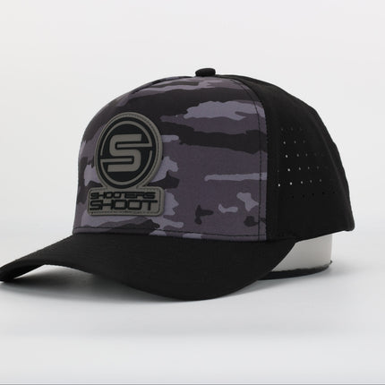 Killshots Cornhole 5 Panel Round-Bill Snap-Back "Assault" Hat - Camo