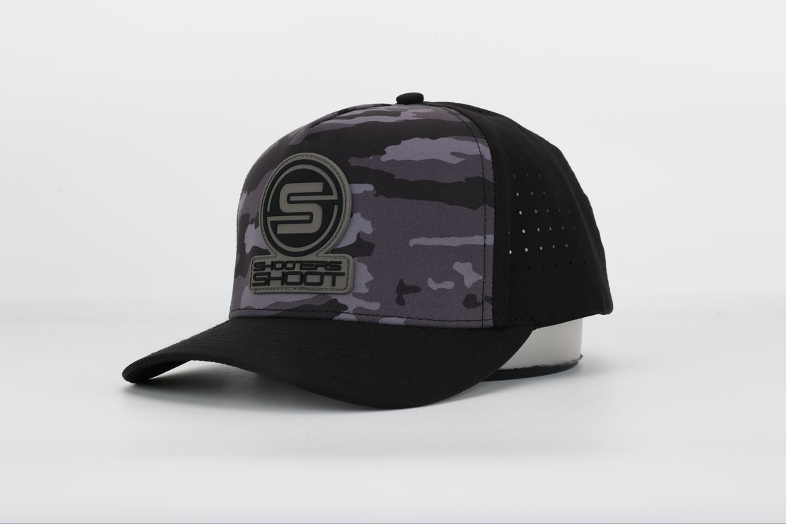 Killshots Cornhole 5 Panel Round-Bill Snap-Back "Assault" Hat - Camo