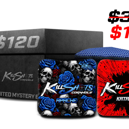 Killshots Cornhole | $120 Mystery Box | Doorbuster Deal | 2026 ACL Certified Cornhole Bags (2 SETS)