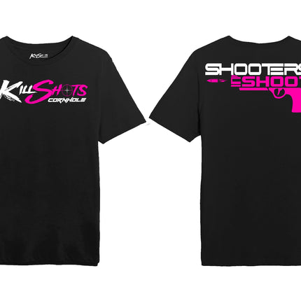 Killshots Cornhole "Shooters Shoot Pistol" Tee