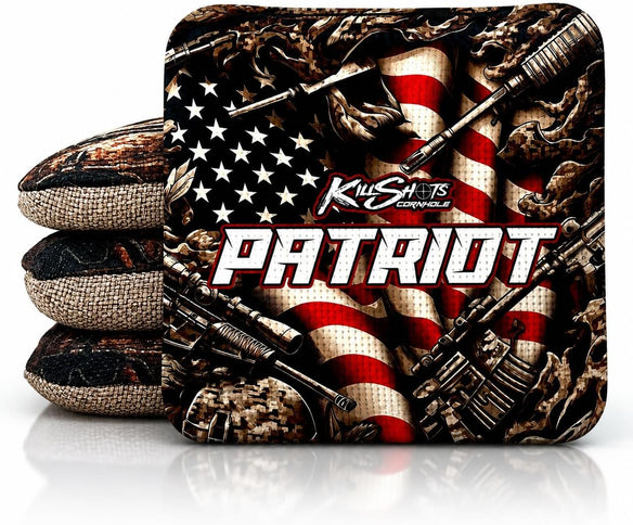 Killshots Cornhole | Patriot Series | Premium Cornhole Bags | Limited Edition