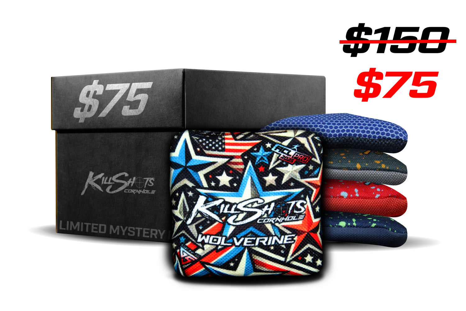 Killshots Cornhole | $75 Mystery Box | Doorbuster Deal | 2025 ACL Pro Cornhole Bags