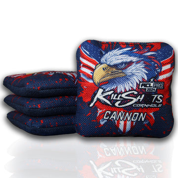 Killshots Cornhole | Cannon Series | Limited Designs | 2024 ACL Pro Cornhole Bags