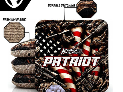 Killshots Cornhole | Patriot Series | Premium Cornhole Bags | Limited Edition