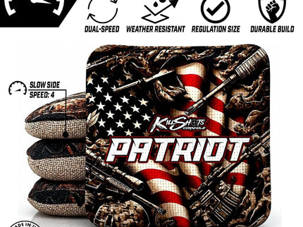 Killshots Cornhole | Patriot Series | Premium Cornhole Bags | Limited Edition