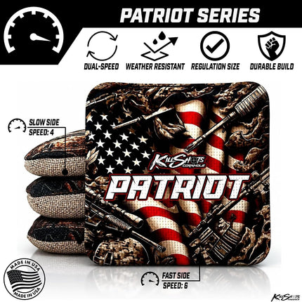 Killshots Cornhole | Patriot Series | Premium Cornhole Bags | Limited Edition