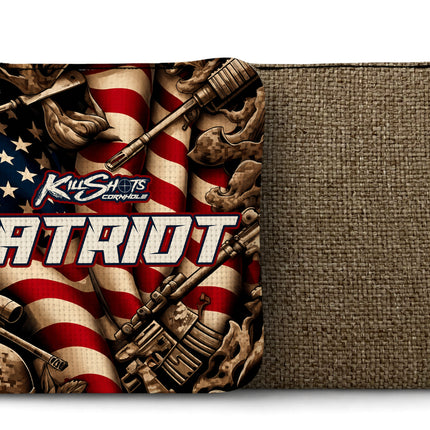 Killshots Cornhole | Patriot Series | Premium Cornhole Bags | Limited Edition