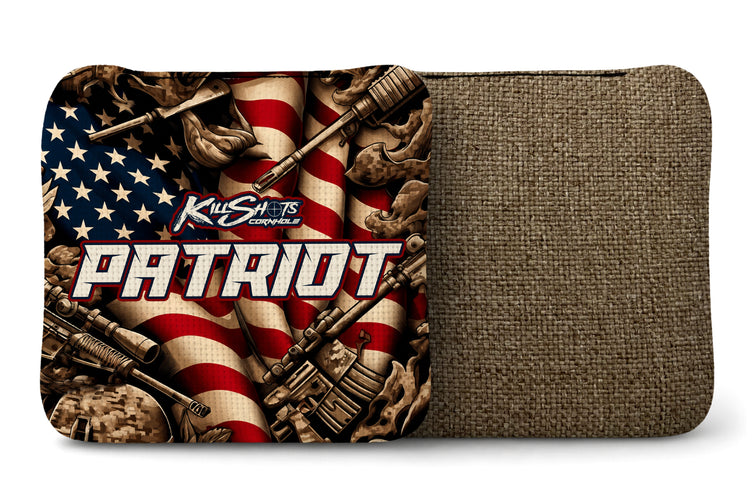 Killshots Cornhole | Patriot Series | Premium Cornhole Bags | Limited Edition
