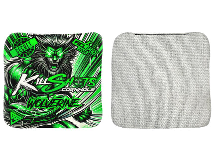 Killshots Cornhole | Wolverine Series | Limited Designs | 2025 ACL Pro Cornhole Bags