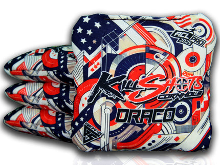 Killshots Cornhole | Draco Series | Limited Designs | 2025 ACL Pro Cornhole Bags