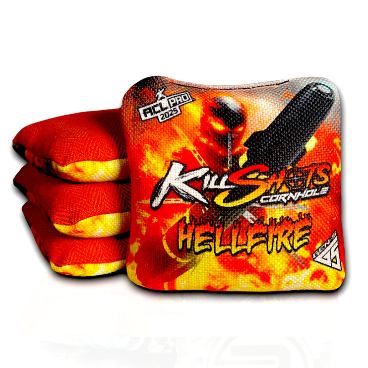 Killshots Cornhole | Hellfire Series | Limited Edition | 2025 ACL Pro Cornhole Bags