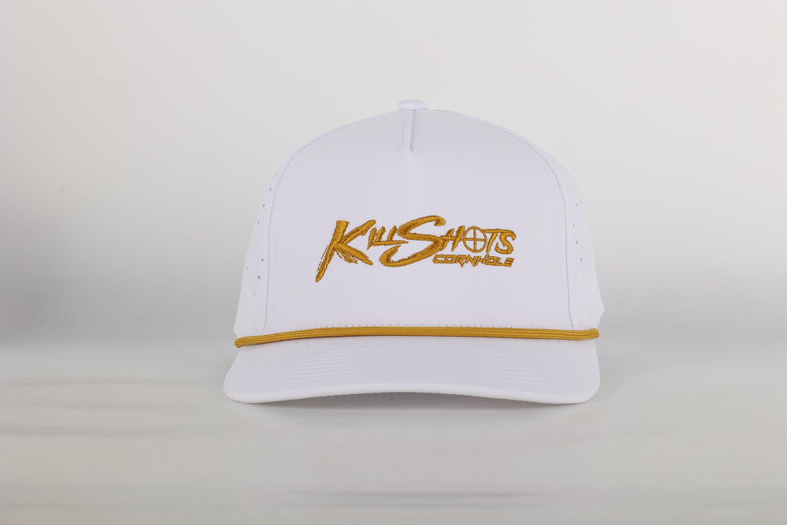 Killshots Cornhole 5 Panel Snap-Back Rope Hat - "Champions" Edition