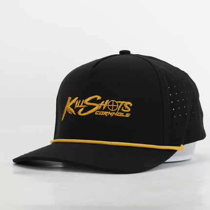 Killshots Cornhole 5 Panel Snap-Back Rope Hat