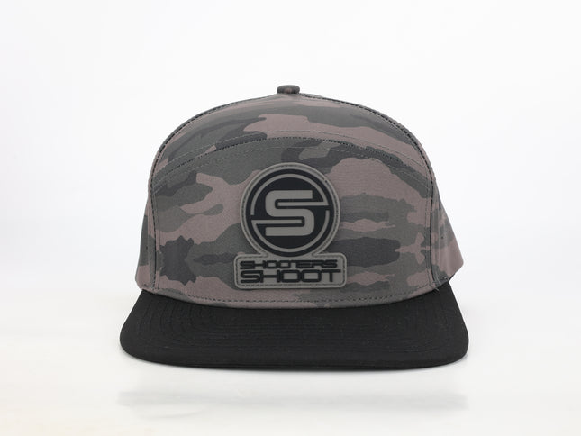 Killshots Cornhole 7 Panel Flat-Bill Snap-Back "Tactical" Hat - Camo