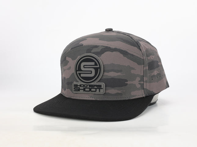 Killshots Cornhole 7 Panel Flat-Bill Snap-Back "Tactical" Hat - Camo