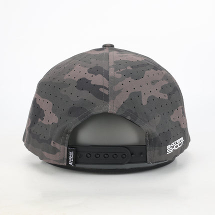 Killshots Cornhole 7 Panel Flat-Bill Snap-Back "Tactical" Hat - Camo