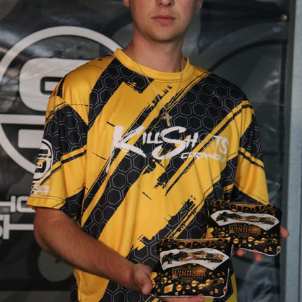 Killshots Cornhole Sublimated Premium Sports Jersey - "Honeycomb"