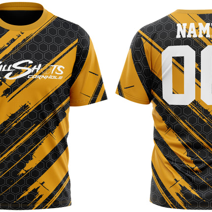 Killshots Cornhole Sublimated Premium Sports Jersey - "Honeycomb"