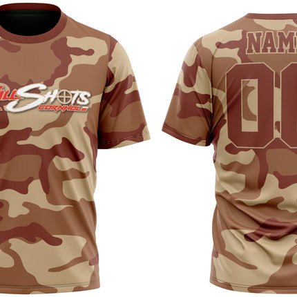 Killshots Cornhole Sublimated Premium Sports Jersey - "Camo"