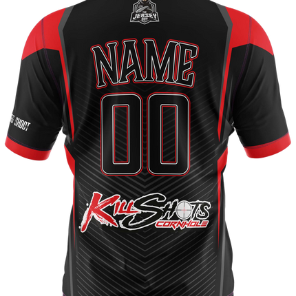Killshots Cornhole Premium Sports Jersey | Jersey Guy Collab - Pro Black