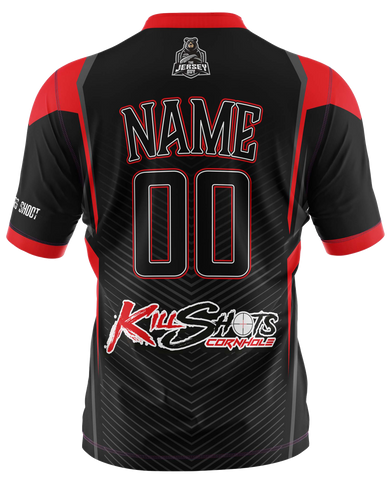 Killshots Cornhole Premium Sports Jersey | Jersey Guy Collab - Pro Black