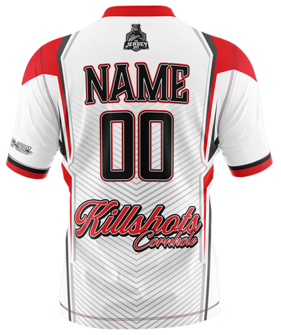 Killshots Cornhole Premium Sports Jersey | Jersey Guy Collab - Pro White