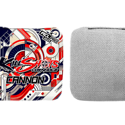 Killshots Cornhole | Cannon Series | Limited Designs | 2025 ACL Pro Cornhole Bags