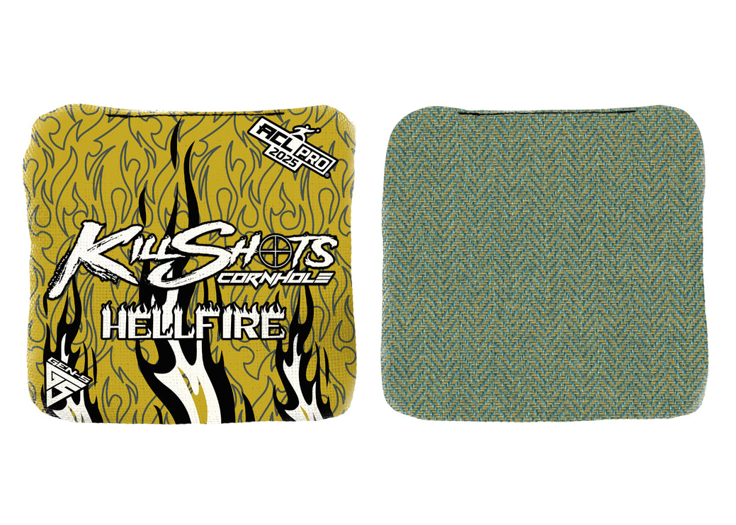 Killshots Cornhole | Hellfire Series | Stock Colors | 2025 ACL Pro Cornhole Bags