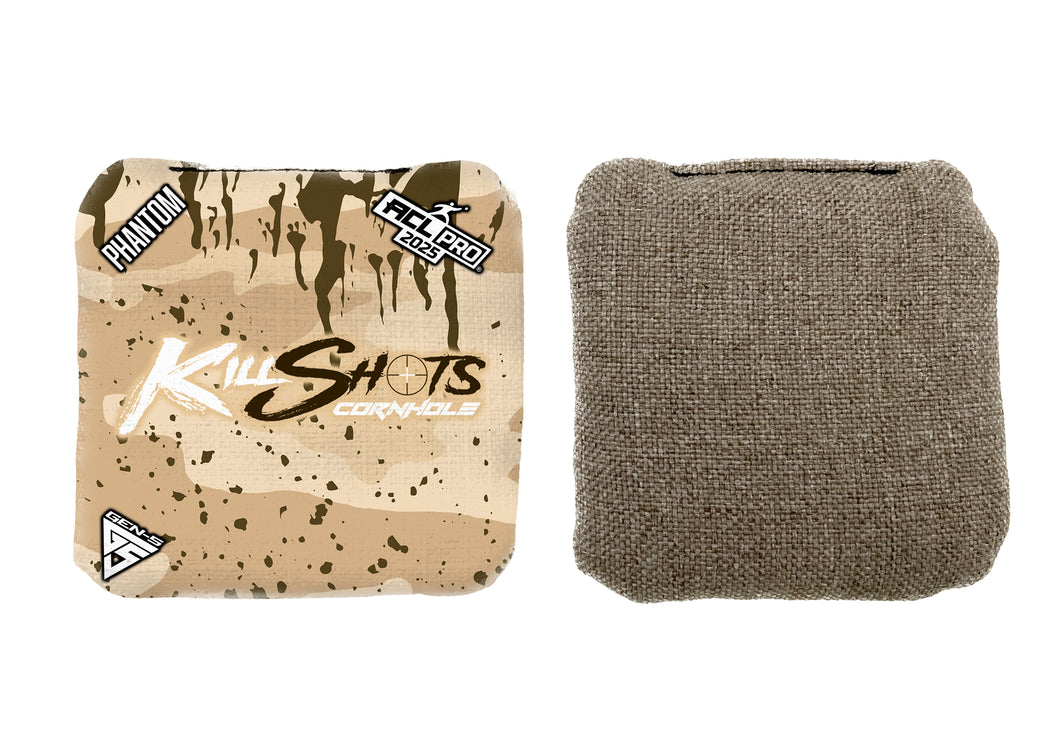 Killshots Cornhole | Phantom Series | Stock Colors | 2025 ACL Pro Cornhole Bags