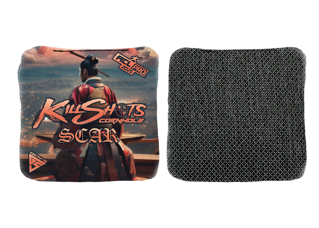 Killshots Cornhole | Scar-H Series | Limited Designs | 2025 ACL Pro Cornhole Bags