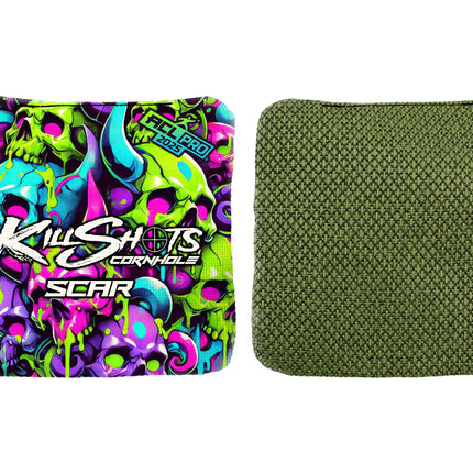 Killshots Cornhole | Scar-H Series | Limited Designs | 2025 ACL Pro Cornhole Bags