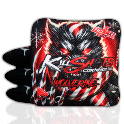 Killshots Cornhole | Wolverine Series | Limited Christmas Edition | 2025 ACL Pro Cornhole Bags