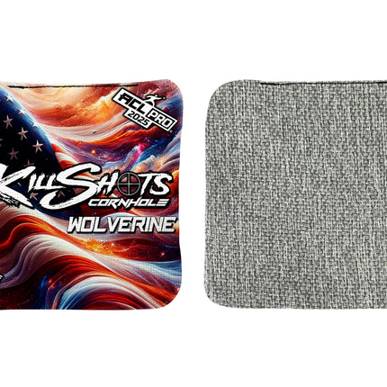Killshots Cornhole | Wolverine Series | Limited Designs | 2025 ACL Pro Cornhole Bags