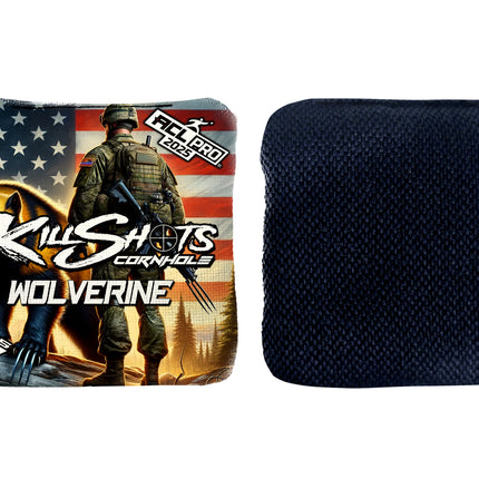 Killshots Cornhole | Wolverine Series | Limited Designs | 2025 ACL Pro Cornhole Bags