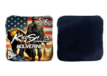 Killshots Cornhole | Wolverine Series | Limited Designs | 2025 ACL Pro Cornhole Bags