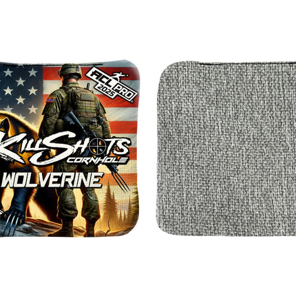 Killshots Cornhole | Wolverine Series | Limited Designs | 2025 ACL Pro Cornhole Bags