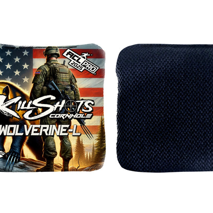 Killshots Cornhole | Wolverine-L Series | Limited Designs | 2025 ACL Pro Cornhole Bags