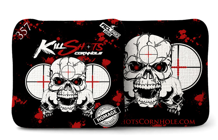 Killshots Cornhole | All Series | ACL 2026 Certified | Cornhole Bags | Limited "Homage" Edition