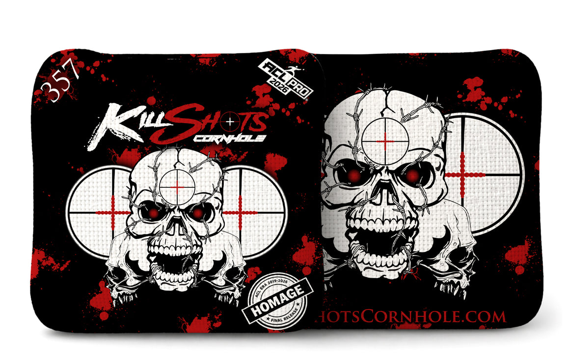 Killshots Cornhole | All Series | ACL 2026 Certified | Cornhole Bags | Limited "Homage" Edition