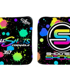Splatter Multi-Color Black