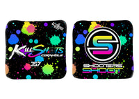 Splatter Multi-Color Black