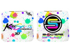 Splatter Multi-Color White
