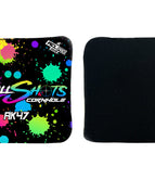 Splatter Multi-Color Black