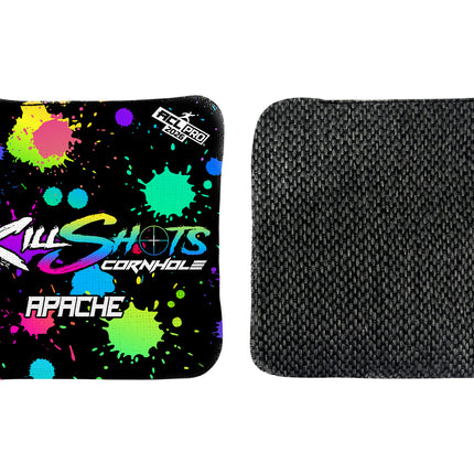 Killshots Cornhole | Limited 'Multi-Color Splatter' Edition Bundle | 2026 ACL Certified Cornhole Bags & Premium Jersey