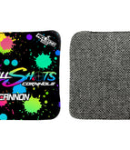 Splatter Multi-Color Black