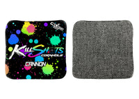 Splatter Multi-Color Black